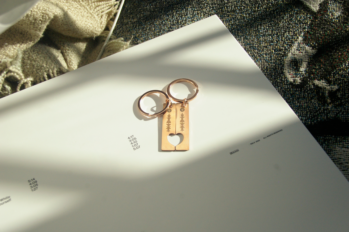 ."Oyster" Spotify Code Keychain
