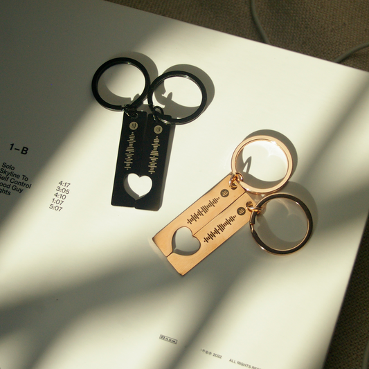 ."Oyster" Spotify Code Keychain